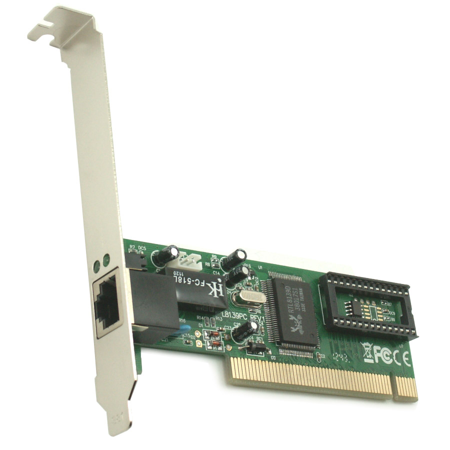 CARTE RESEAU LAN GIGABIT 10MBPS 100MBPS PCI EXPRESS CAPSYS